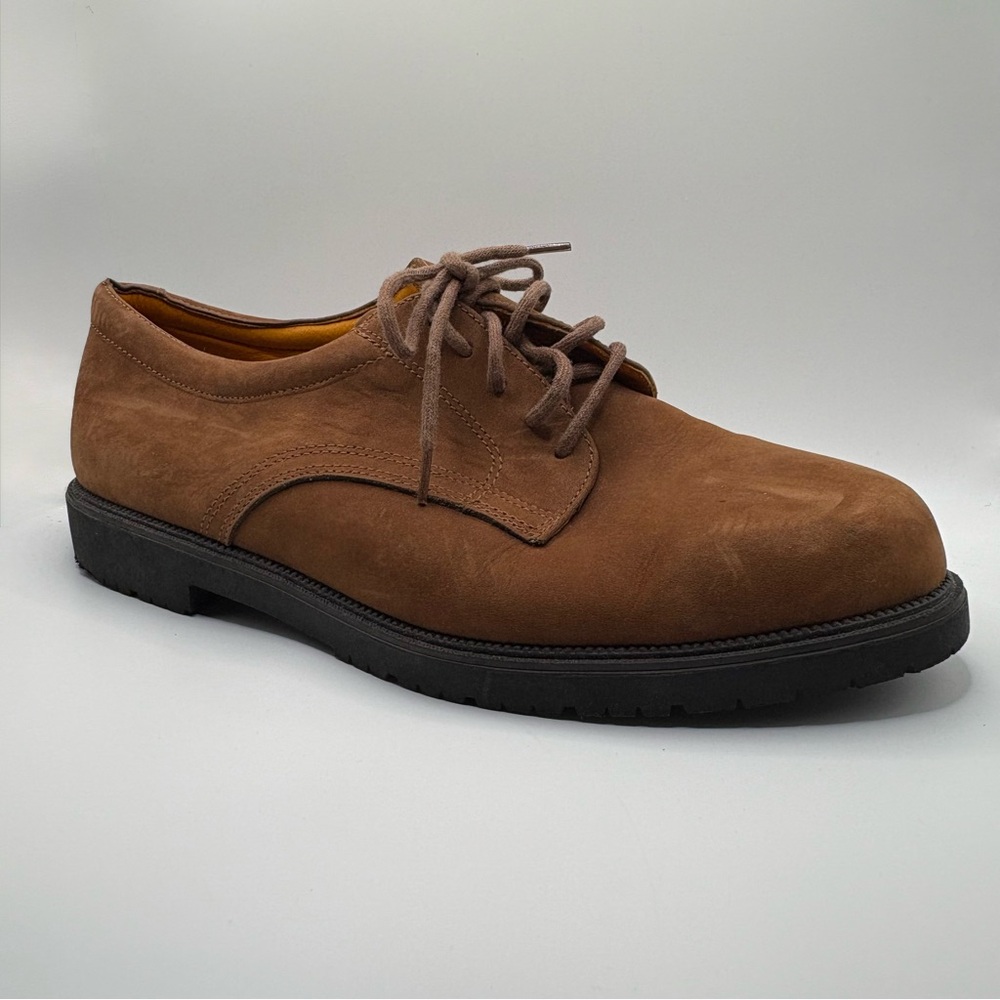 Trader Bay Waterproof Brown Suede Oxford Shoes Men’s 11D‎ Casual Work EUC